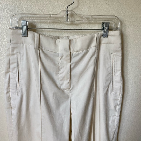 J.Crew Women’s Willa straight-leg lightweight chino pant Size 6 Cream Ankle NWT - Picture 3 of 10